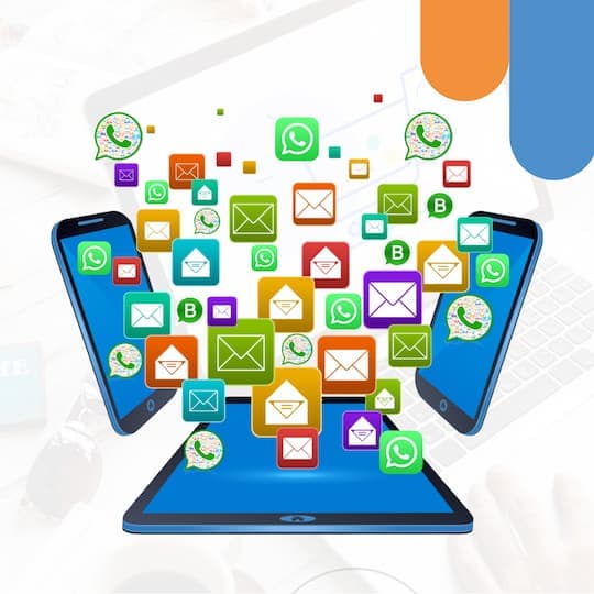 Customer Communication via SMS & WhatsApp