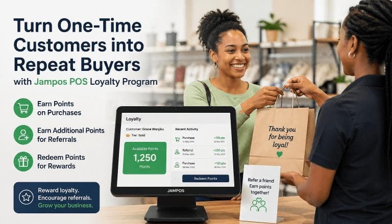 Jampos POS Loyalty Program: Turn One-Time Customers Into Repeat Buyers and Active Referrers