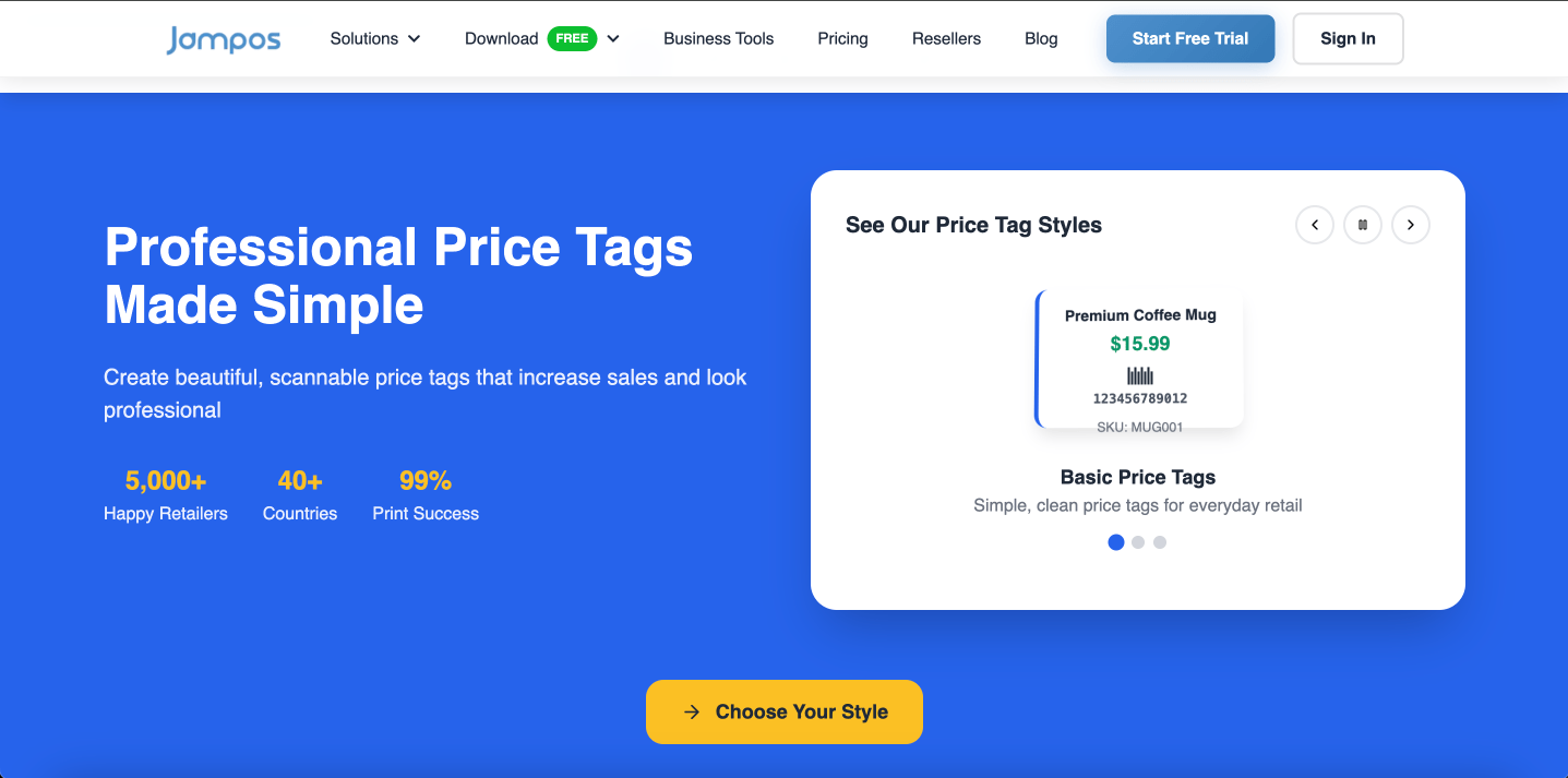 Price Tag Generator